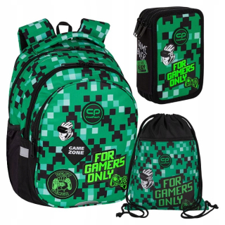 COOLPACK ŠKOLSKÝ BATOH PRE CHLAPKOV 1.-3. ROČNÍK HERNÁ ZÓNA + 2 ďalšie produkty
